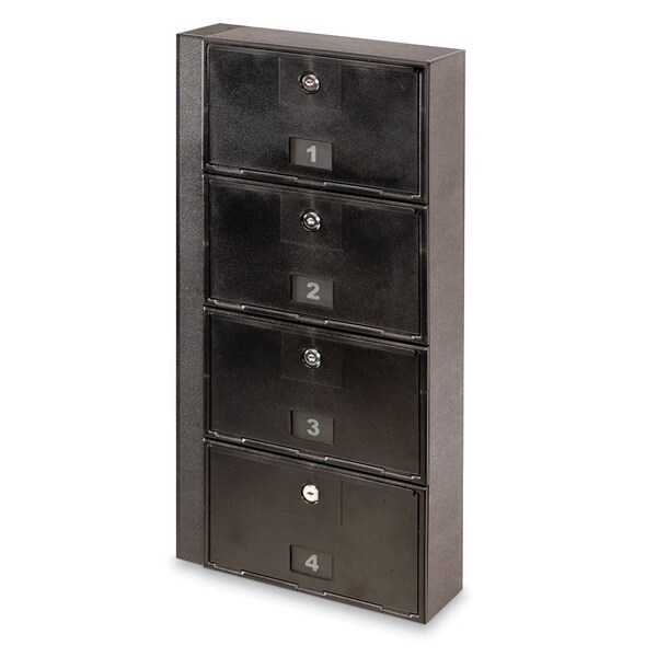 Sliding Door Indoor Enclosed Corkboard, 7